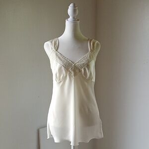 Nine & Co by Nine Wets  Women's Satin Chemise Top Size 10